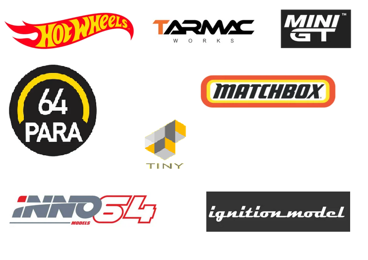 The different brands we stock in our shop