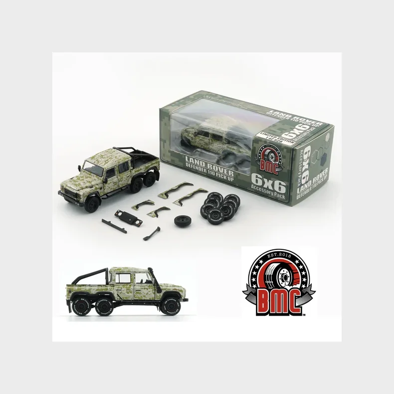 BMC - Land Rover Defender 110 Pick Up (Camouflage_green)