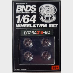 BNDS - Wheel/Tire Set, 17in wheel, Black Chrome