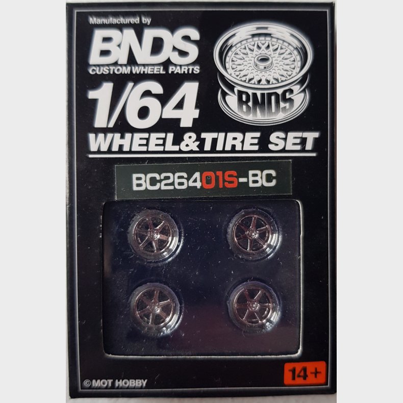 BNDS - Wheel/Tire Set, 17in wheel, Black Chrome