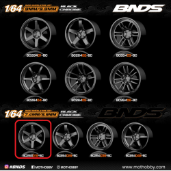 BNDS - Wheel/Tire Set, 17in wheel, Black Chrome
