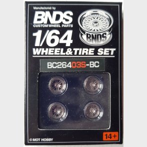 BNDS - Wheel/Tire Set, 17in wheel, Black Chrome