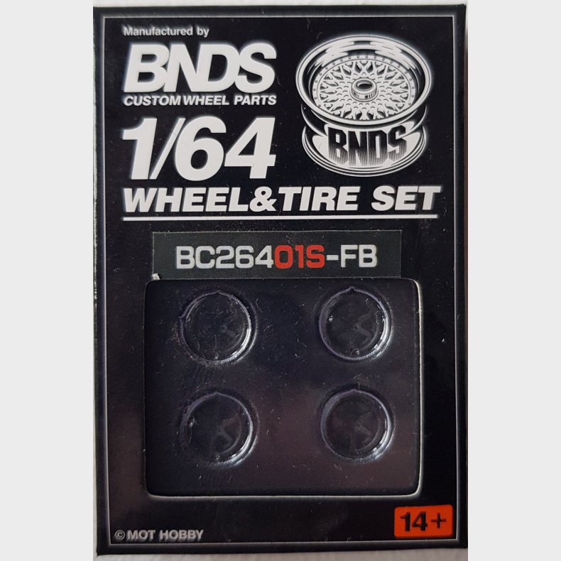 BNDS - Wheel/Tire Set, 17in wheel, Flat Black