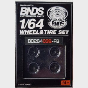BNDS - Wheel/Tire Set, 17in wheel, Flat Black