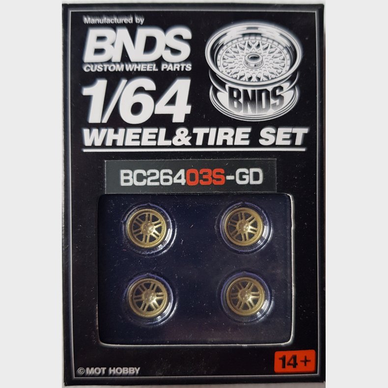 BNDS - Wheel/Tire Set, 17in wheel, Gold