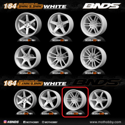 BNDS - Wheel/Tire Set, 17in wheel, White