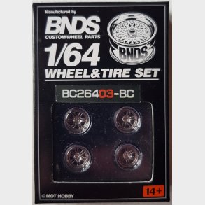 BNDS - Wheel/Tire Set, 18in wheel, Black Chrome