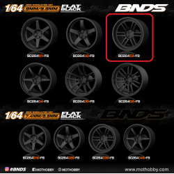 BNDS - Wheel/Tire Set, 18in wheel, Flat Black