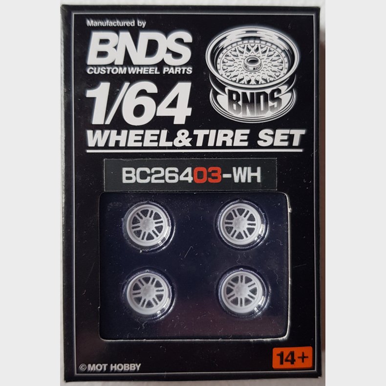 BNDS - Wheel/Tire Set, 18in wheel, White
