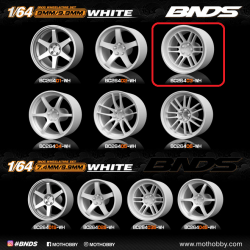 BNDS - Wheel/Tire Set, 18in wheel, White