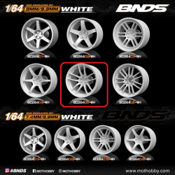 BNDS - Wheel/Tire Set, 18in wheel, White