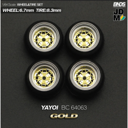 BNDS - Wheel/Tire Set, 15in Hayashi Yayoi, Gold