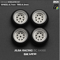BNDS - Wheel/Tire Set, 15in SSR Jilba Racing, Silver
