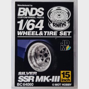 BNDS - Wheel/Tire Set, 15in SSR MK-III, Silver