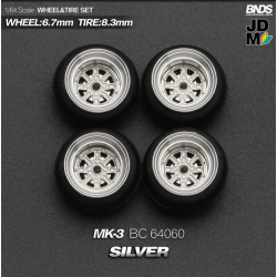 BNDS - Wheel/Tire Set, 15in SSR MK-III, Silver