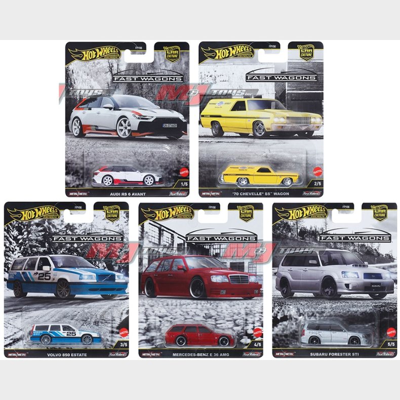 HW Premium - Car Culture, Fast Wagons (2025) [Pre-order]