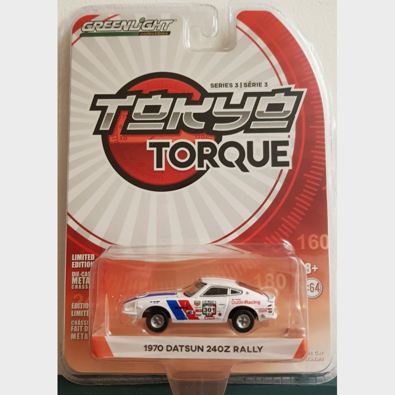 JOHNNY LIGHTNING Greenlight 1/64 1970 ダットサン 240Z Datsun Nissan ニッサン フェアレディ  Z 301 La Carrera Panamericana Rally 日産 グリーンマシーン - 自動車