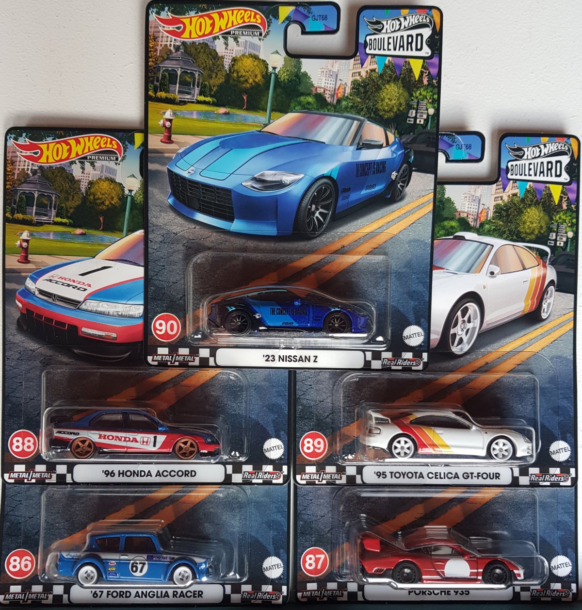 Purchases Hotwheels Street Tuners premium set 5