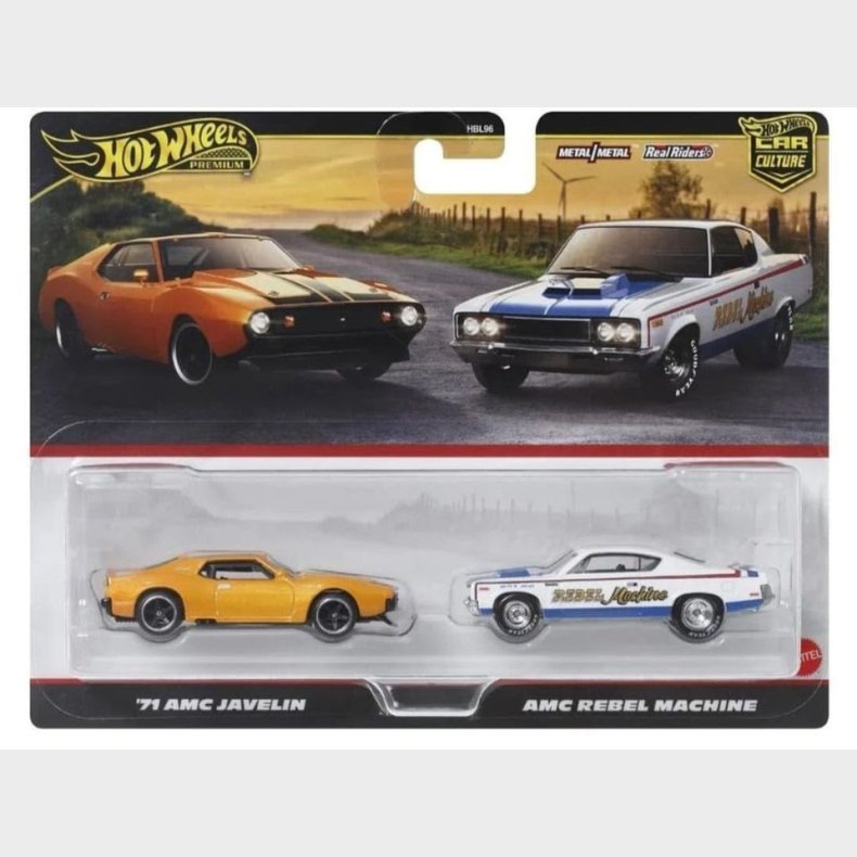 HW Premium - 2-pack, 1971 AMC Javelin &amp; AMC Rebel Machine