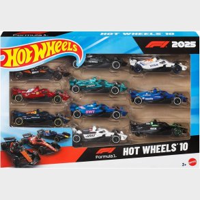 Hot Wheels - 10-pack, Formula One (2025)