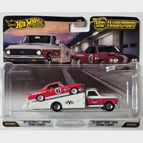 Hot Wheels - #91 1966 Chevrolet Corvair Yenko Stinger & 1972 Chevy Ramp Truck