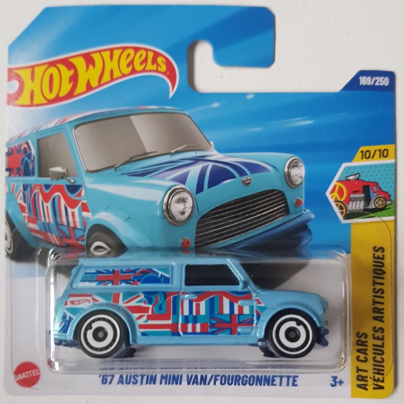 Hot Wheels - 1967 Austin Mini Van (Blue)