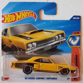 Hot Wheels - 1969 Dodge Coronet Superbee (Yellow)