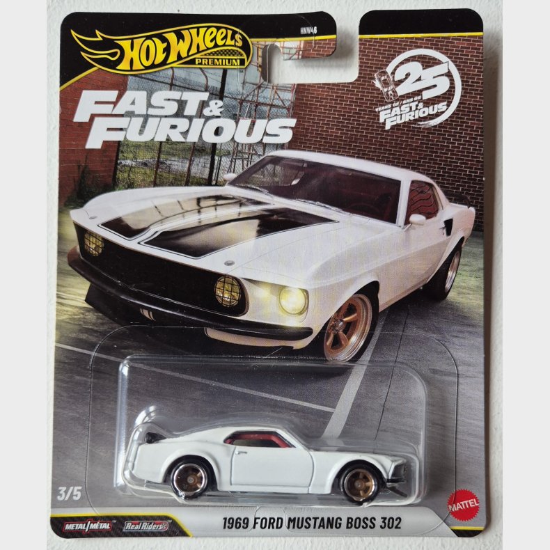 Hot Wheels Premium - 1969 Ford Mustang Boss 302