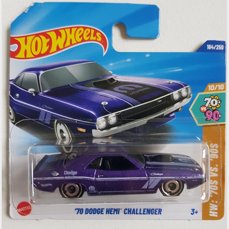 Hot Wheels - 1970 Dodge Hemi Challenger (Purple)
