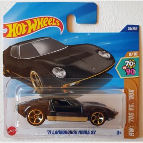 Hot Wheels - 1971 Lamborghini Miura SV (Black)