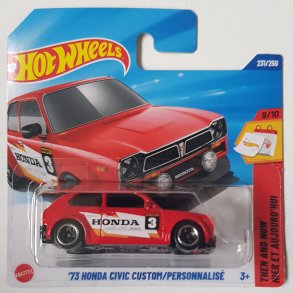 Hot Wheels - 1973 Honda Civic Custom (Red)