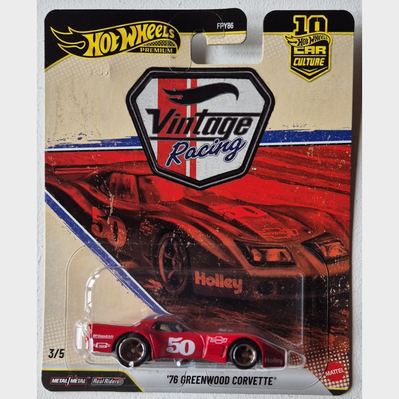 Hot Wheels Premium - 1976 Greenwood Corvette