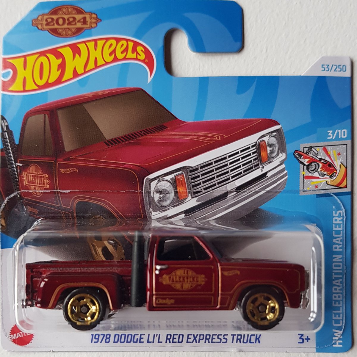 Hot Wheels 1978 Dodge Li l Red Express Truck