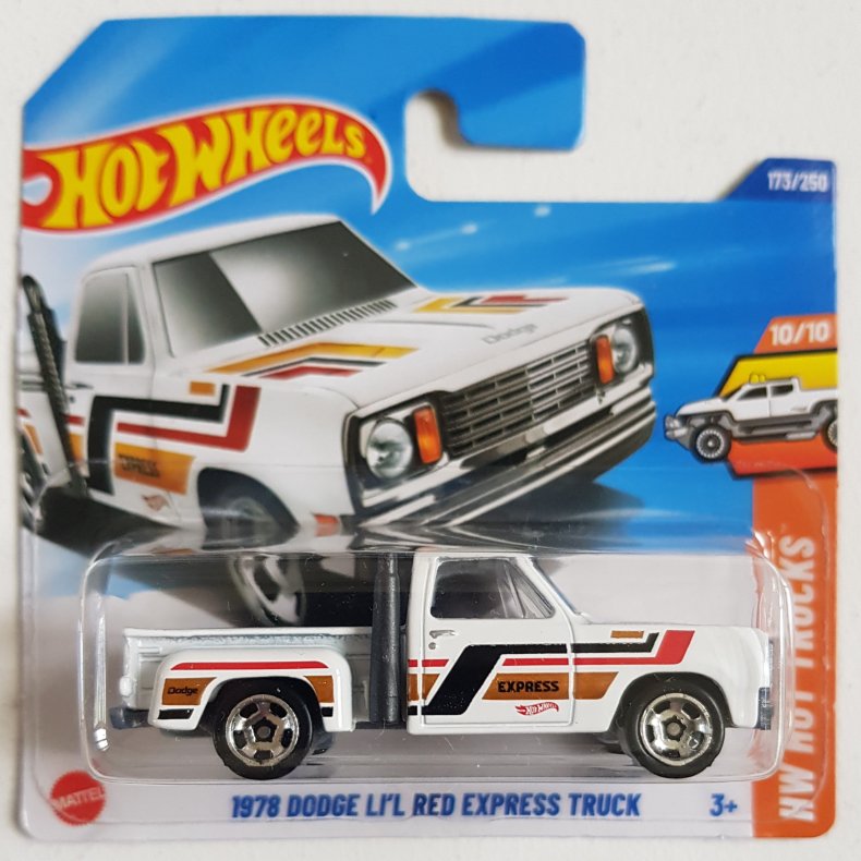 Hot Wheels - 1978 Dodge Lil Red Express Truck (White)