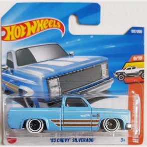 Hot Wheels - 1983 Chevy Silverado (Blue)