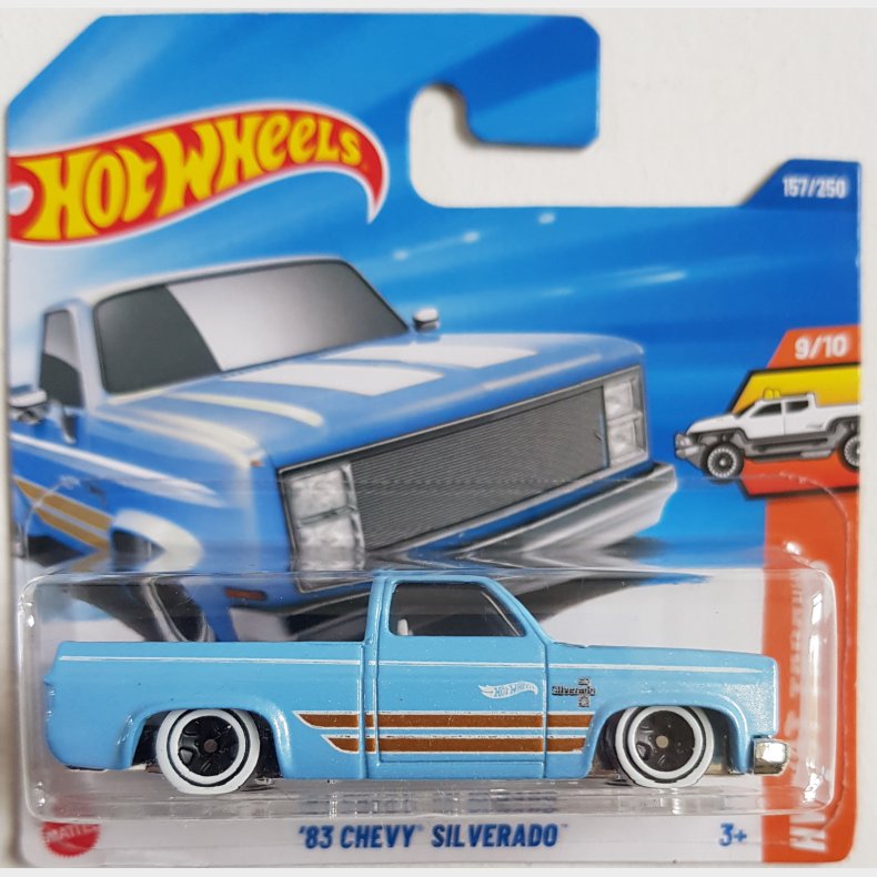 Hot Wheels - 1983 Chevy Silverado (Blue)