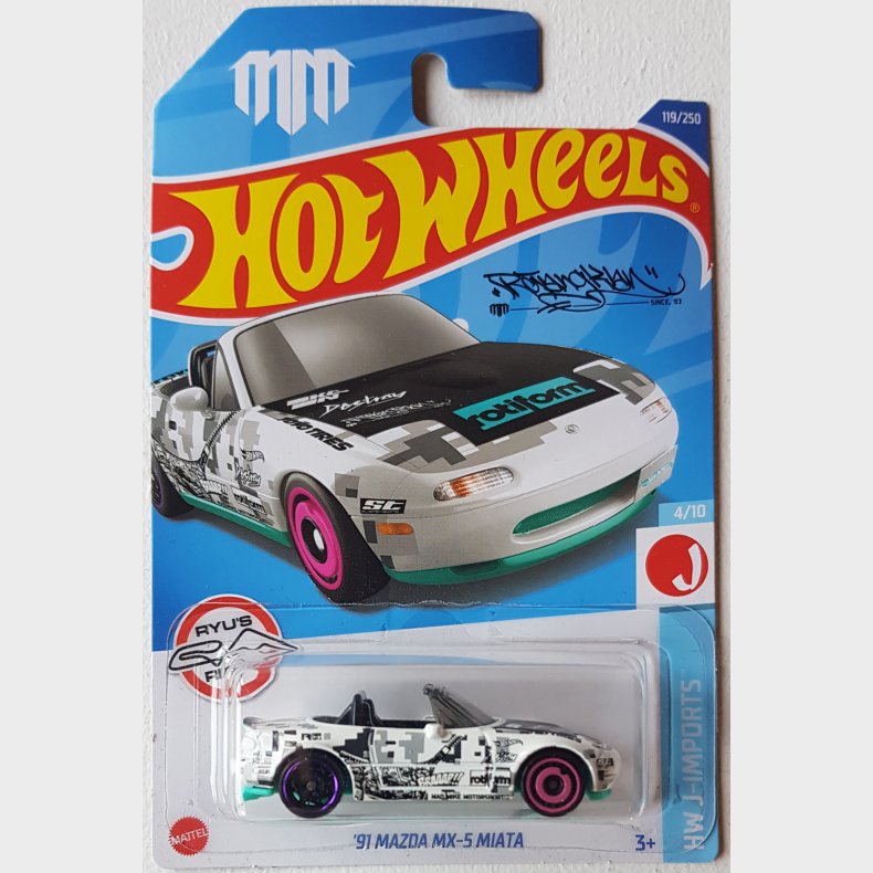 Hot Wheels - 1991 Mazda MX-5 Miata