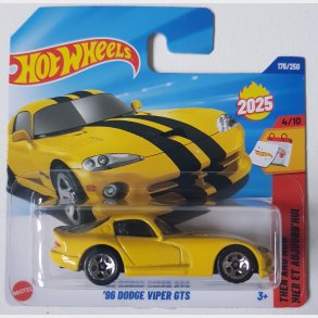 Hot Wheels - 1996 Dodge Viper GTS (Yellow)