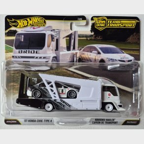 Hot Wheels - #93 2007 Honda Civic Type R & Kousoku Hauler