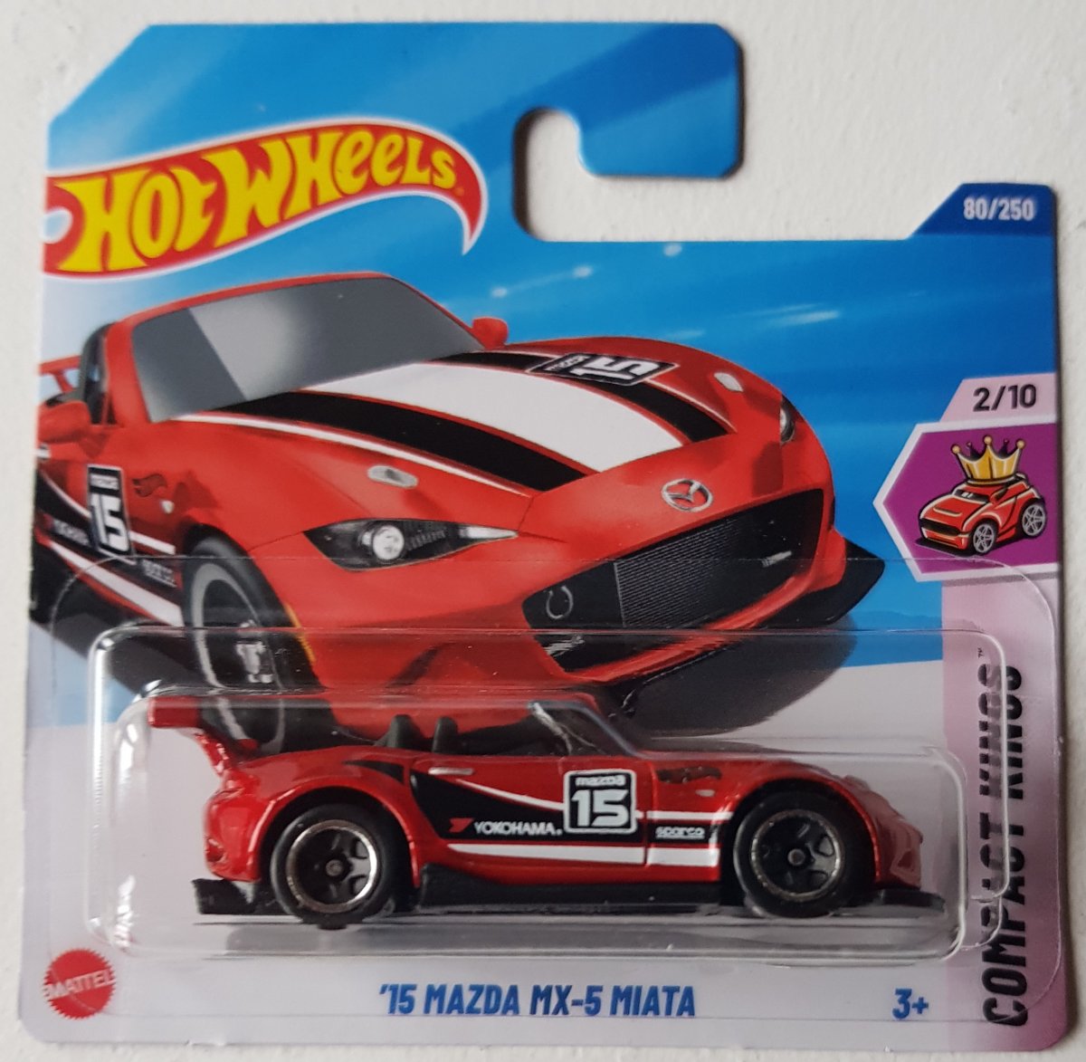 ミニカー '15 MAZDA MX-5 MIATA Hot Wheels Hot Wheels '15 Mazda MX 5 Miata, [red] 129/250 Then and Now 4/10