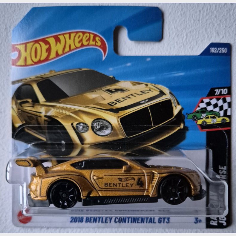 Hot Wheels - 2018 Bentley Continental GT3 (Gold)