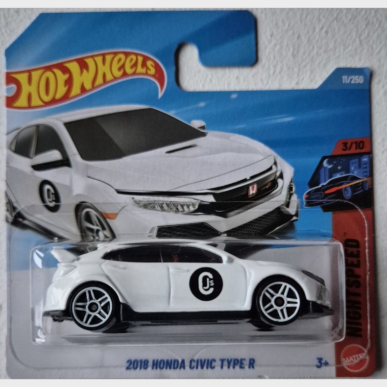 Hot Wheels - 2018 Honda Civic Type R (White)