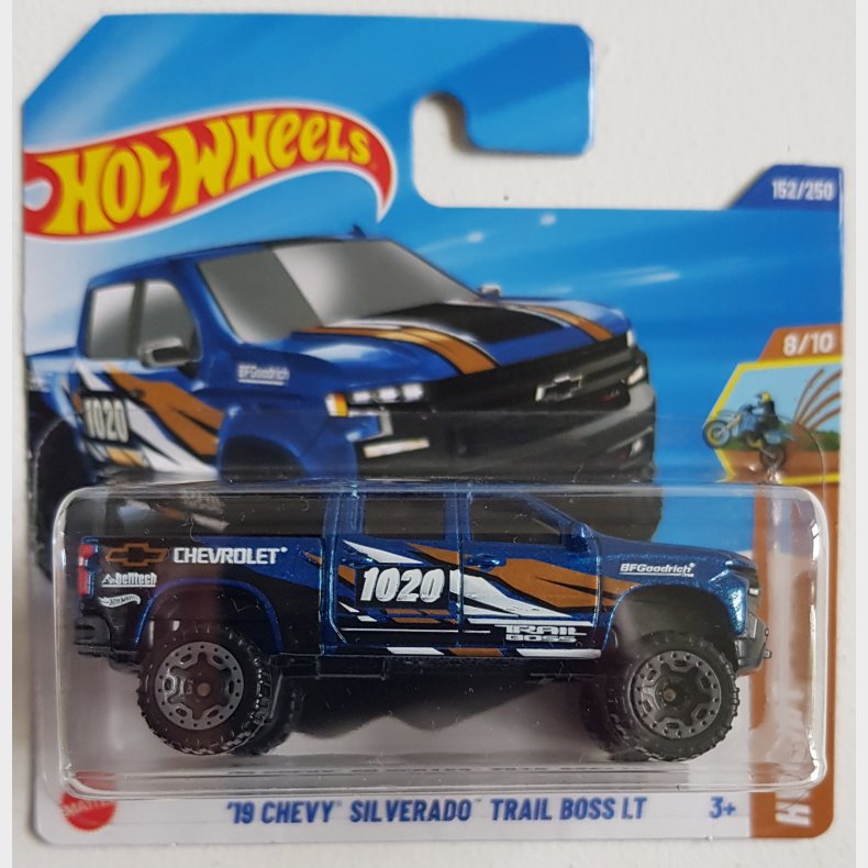 Hot Wheels - 2019 Chevy Silverado Trail Boss LT (Blue)