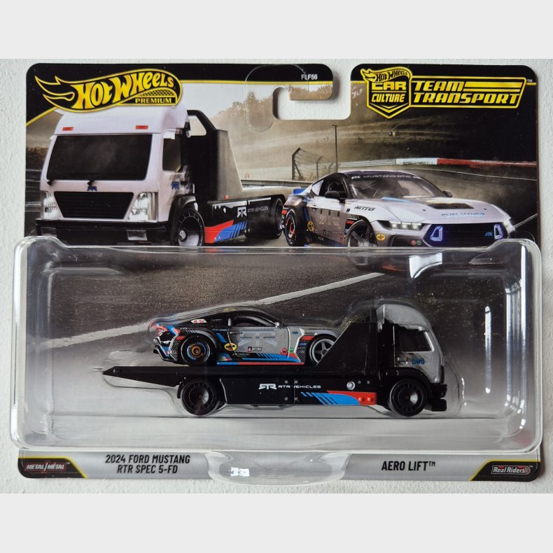 Hot Wheels - #90 2024 Ford Mustang RTR Spec 5-FD &amp; Aero Lift