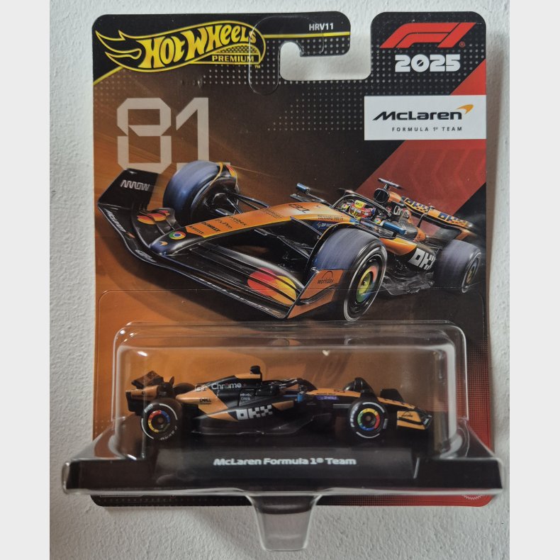 Hot Wheels Premium - 2025 McLaren F1 Team - #81 O. Piastri