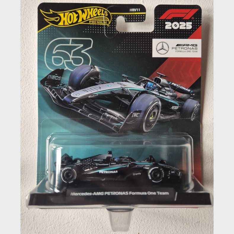 Hot Wheels Premium - 2025 Mercedes-AMG Petronas F1 Team - #63 G. Russell