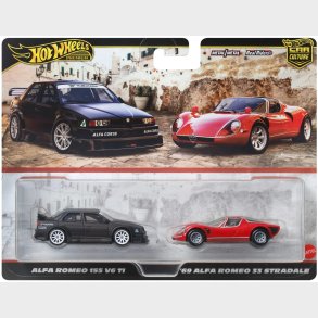 Hot Wheels - 2-pack, Alfa Romeo 155 V6 TI & 1969 Alfa Romeo 33 Stradale