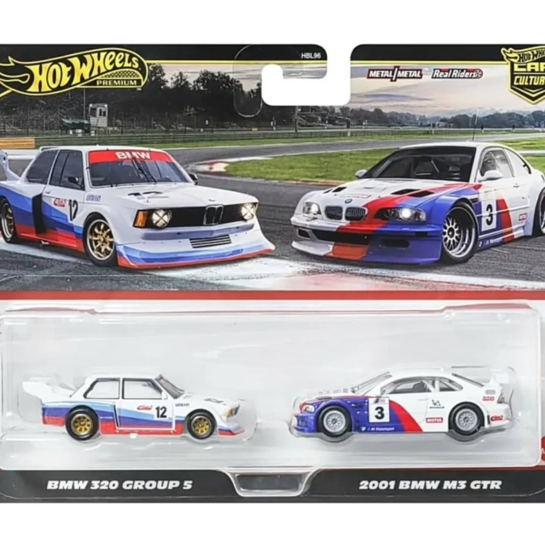 HW Premium - 2-pack, BMW 320 Group 5 &amp; 2001 BMW M3 GTR