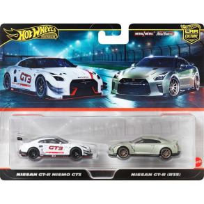 Hot Wheels - 2-pack, Nissan GT-R Nismo GT3 & Nissan GT-R (R35)