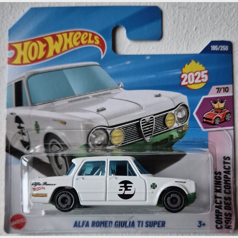 Hot Wheels - Alfa Romeo Giulia TI Super (White)